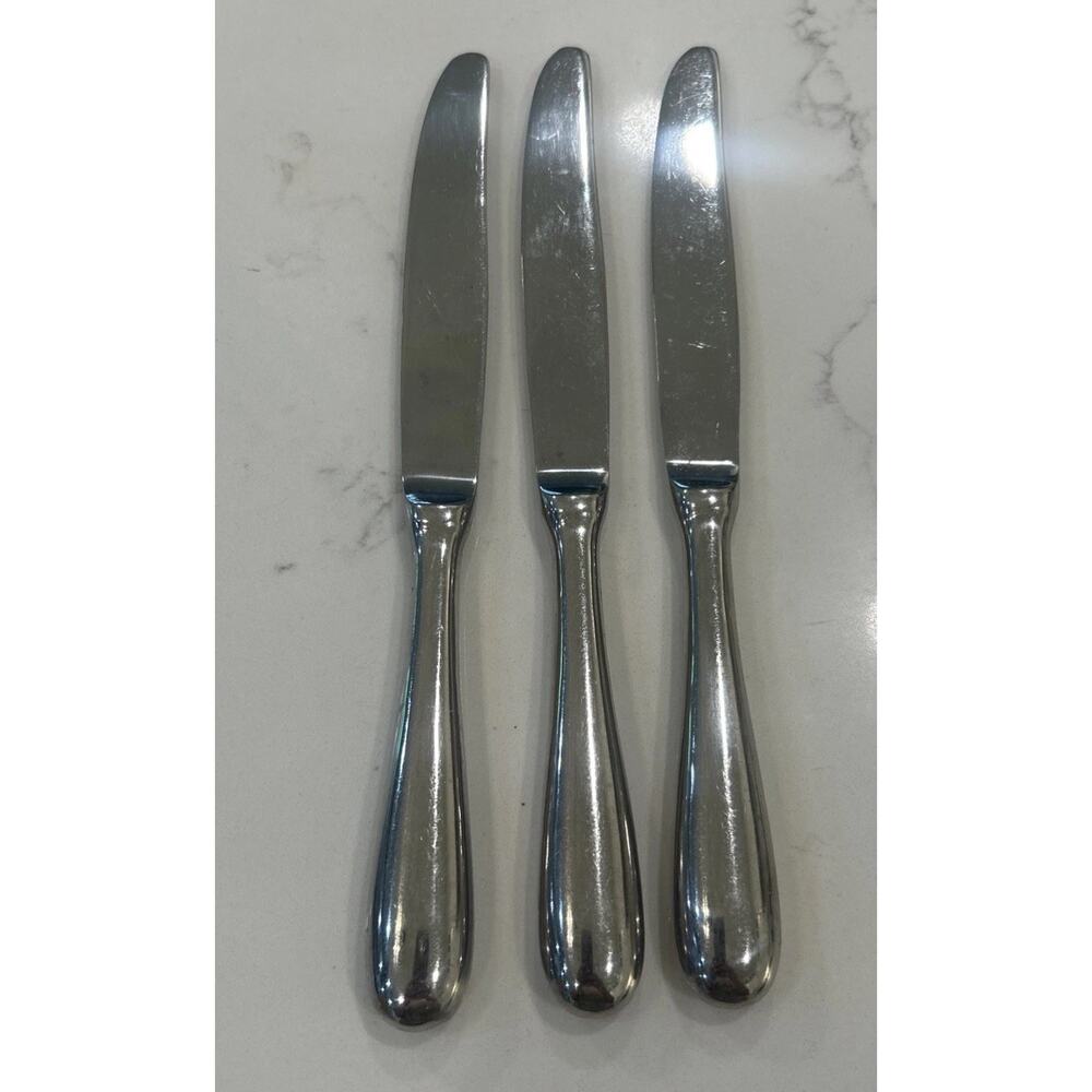 Wallace Dinner Knives Continental Classic Stainless Flatware Replacements 3 PC - Picture 6 of 7